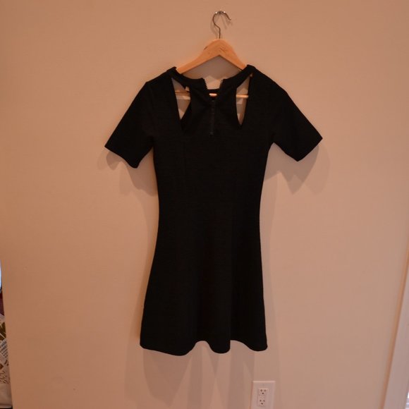 Anthropologie Brand Silence and Noise Black Fun Dress - Picture 2 of 3